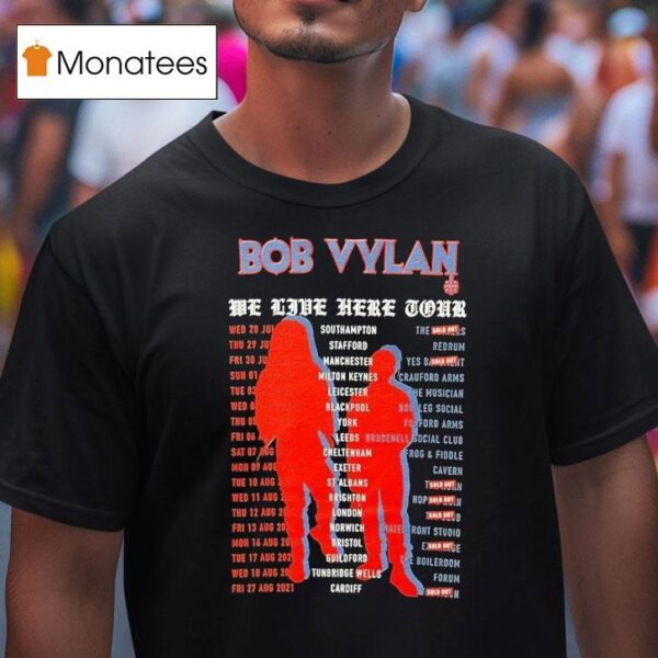 Bob Vylan We Live Here Tour Dates T Shirt
