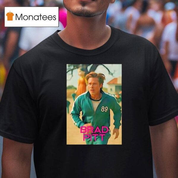 Brad Pitt Squid Game Usa Photo T Shirt