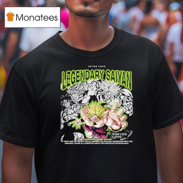 Broly Legendary Saiyan Dragon Ball Z T Shirt