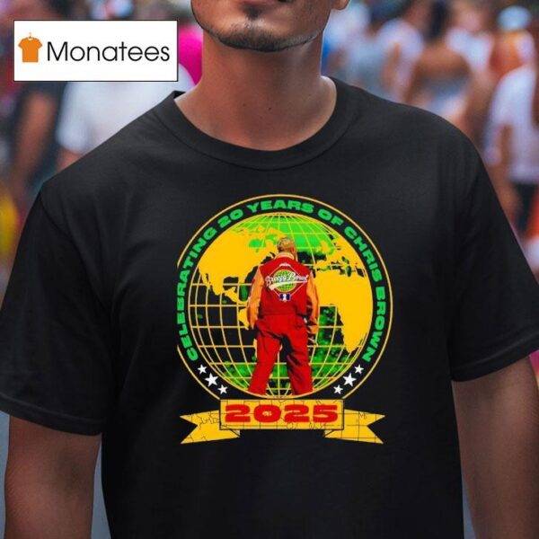 Celebrating Years Of Chris Brown T Shirt
