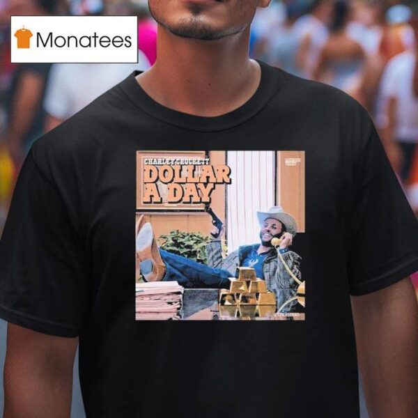 Charley Crockett Dollar A Day Album T Shirt