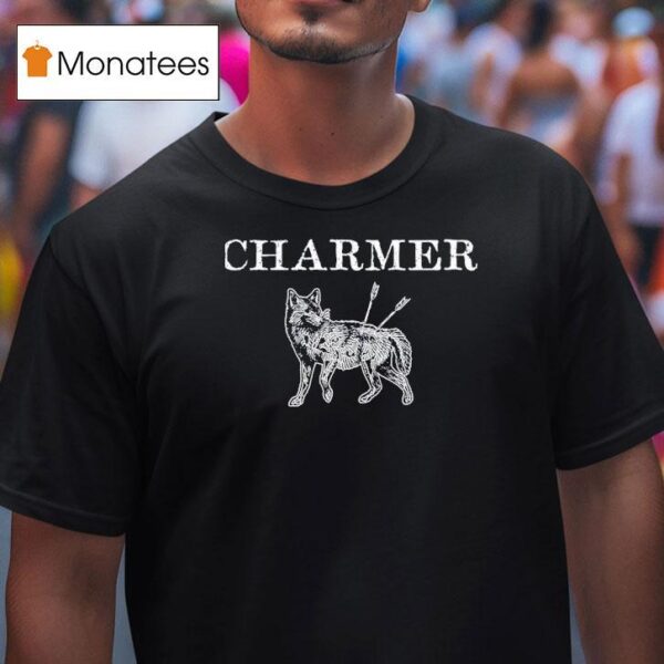 Charmer Black Wolf T Shirt