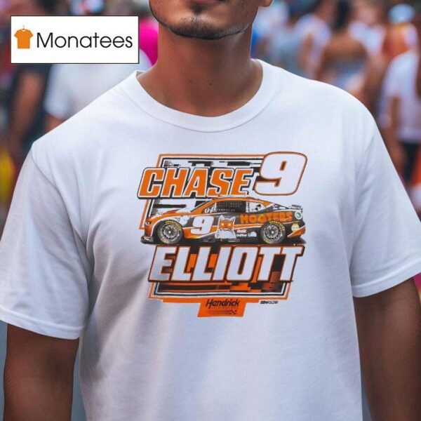 Chase Elliott Hooters Hendrick Motorsports Nascar T Shirt