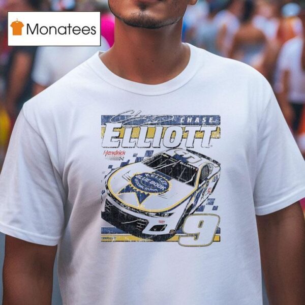 Chase Elliott No Chevrolet Zl For Hendrick Motorsports Signature Retro T Shirt