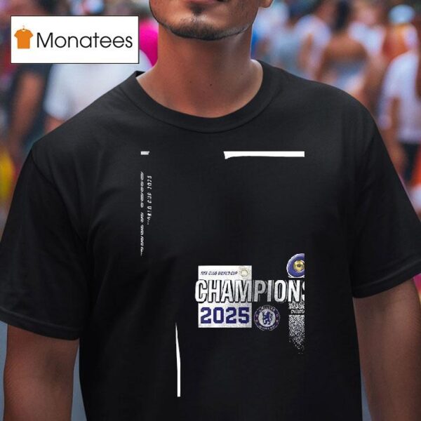 Chelsea Champions Fifa Club World Cup England Roster T Shirt