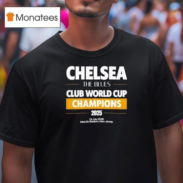 Chelsea Club World Cup Champions T Shirt
