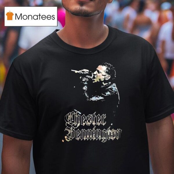 Chester Bennington American Singer Portrai T Shirt