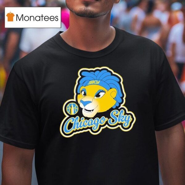 Chicago Sky Mascot Skye T Shirt