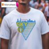 Chicago Sky Triangle T Shirt