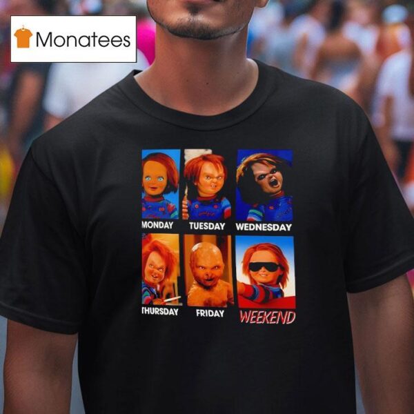 Chucky Days Of The Week Halloween T Shirt