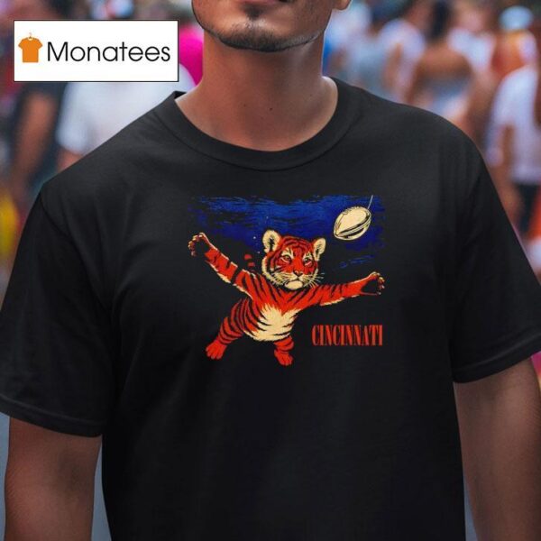 Cincinnati Tiger Smells Like Team Spiri T Shirt