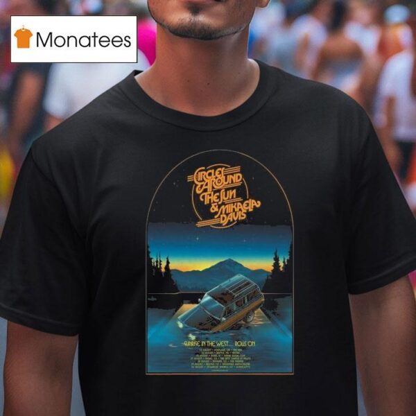 Circles Around The Sun And Mikaela Davis Uk Eu Tour T Shirt