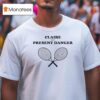 Claire And Present Danger Tennis T Shirt
