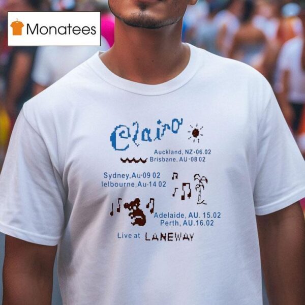 Clairo Charm Tour Live At Laneway T Shirt