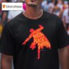 Cleveland Birthplace Of A Superhero Silhouette T Shirt