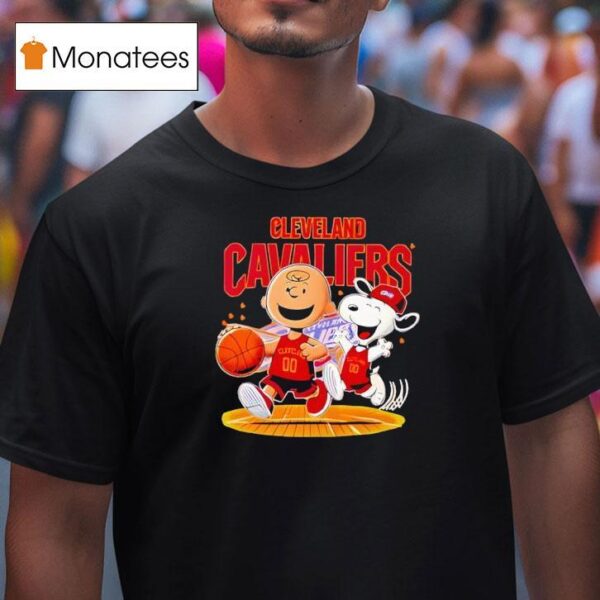 Cleveland Cavaliers And Peanuts Snoopy T Shirt