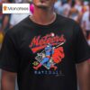 Cleveland Guardians Meteors Up Up And Away Back Superman T Shirt