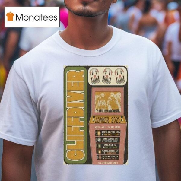 Cliffdiver Summer Tour T Shirt