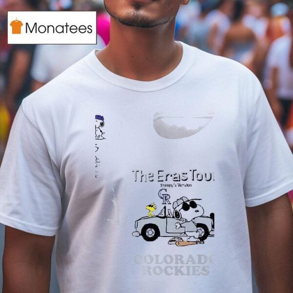 Colorado Rockies The Eras Tour Snoopy Version T Shirt