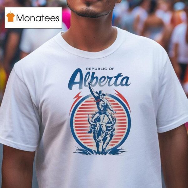 Cowboy Republic Of Alberta T Shirt