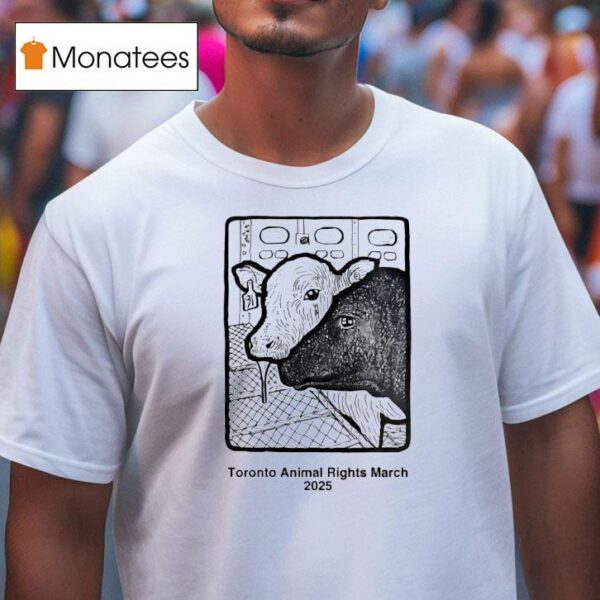 Cows Toronto Animal Rights March T Shirt