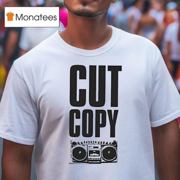 Cut Copy Boom Box T Shirt