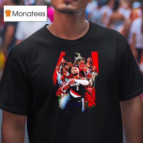 Damian Lillard Watch Portland Trail Blazers Basketball T Shirt