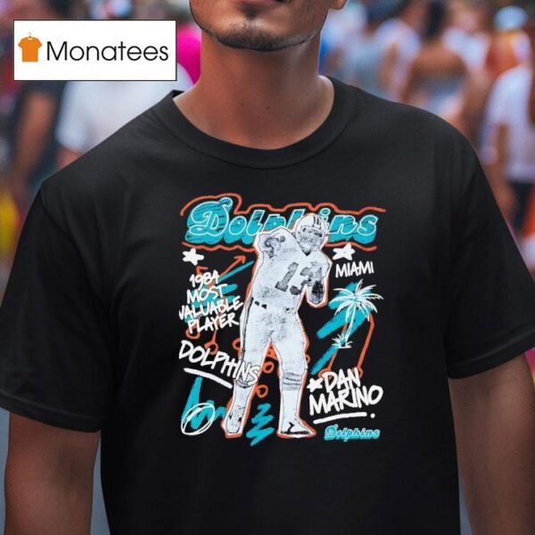 Dan Marino Miami Dolphins Most Valuable Player Vintage T Shirt