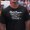 David Bowie Scary Monsters And Super Creeps T Shirt