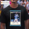 David Wright New York Mets Male Topps Baseball Card Player T Shirt