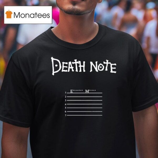 Death Note Povculture T Shirt