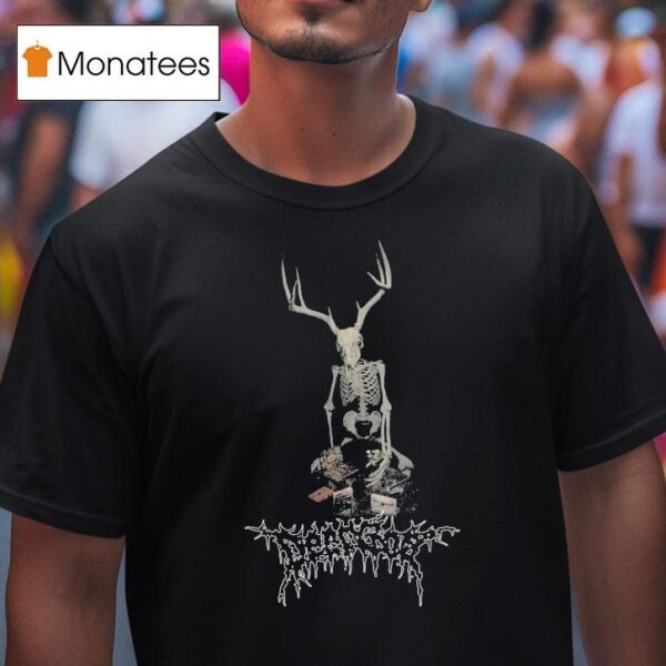 Deergod Skeleton T Shirt