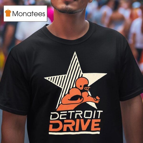 Detroit Dive Football Player T Shirt