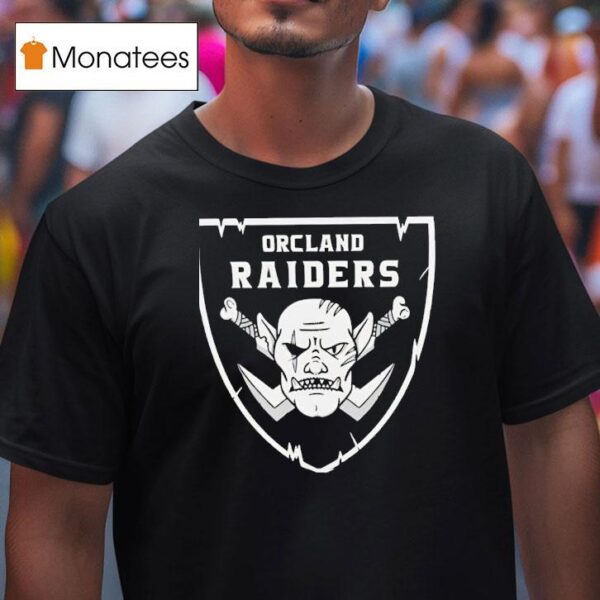 Devil Orcland Las Vegas Raiders Logo Parody T Shirt