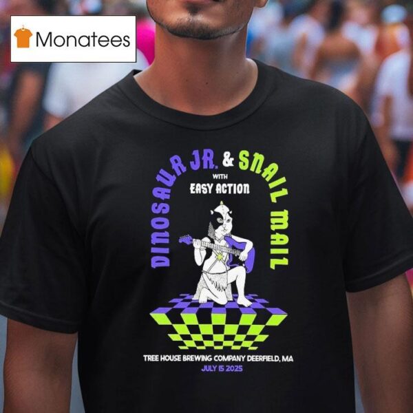 Dinosaur Jr And Snail Mail Tree House Brewing Company In Deerfield Ma T Shirt