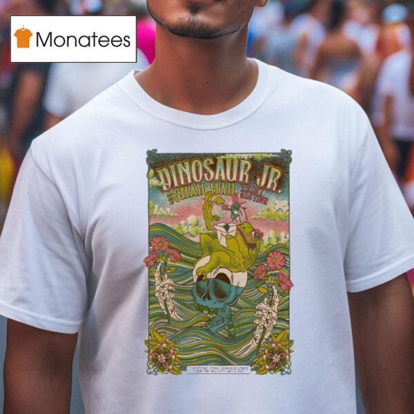 Dinosaur Jr And Snail Mall With Easy Action The Stone Pony Summer Stage Asbury Park Nj T Shirt