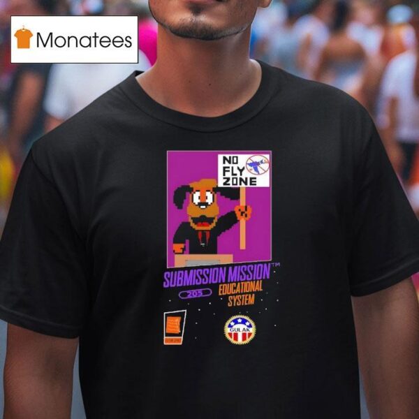 Dog Pixel Submission Mission Educational System T Shirt