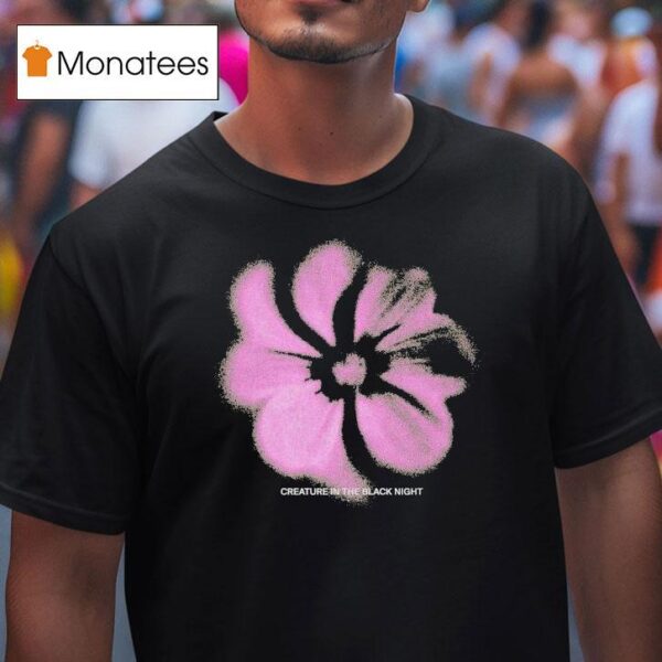 Dreamseeker Creature In The Black Night Forest Flower T Shirt