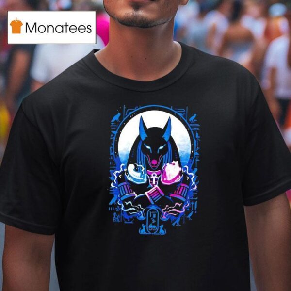 Egyptian God Anubis Balance Of The Jackal God T Shirt