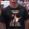 Eurythmics Summer Tour Concert Dates T Shirt