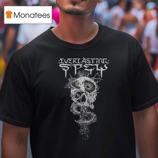 Everlasting Spew Scolopendra Skull T Shirt