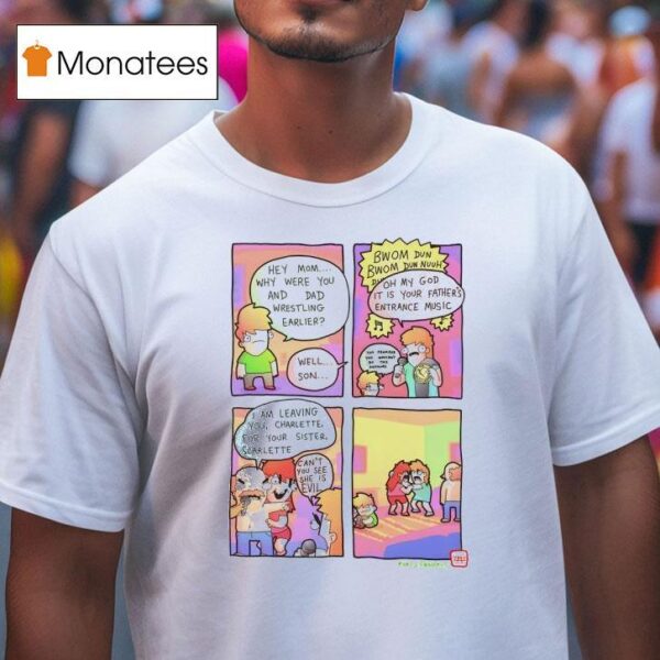 Extra Fabulous Comics Wrestling T Shirt
