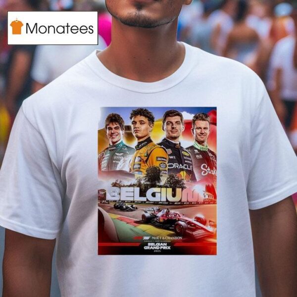 F Belgian Grand Prix In Moet Chandon T Shirt