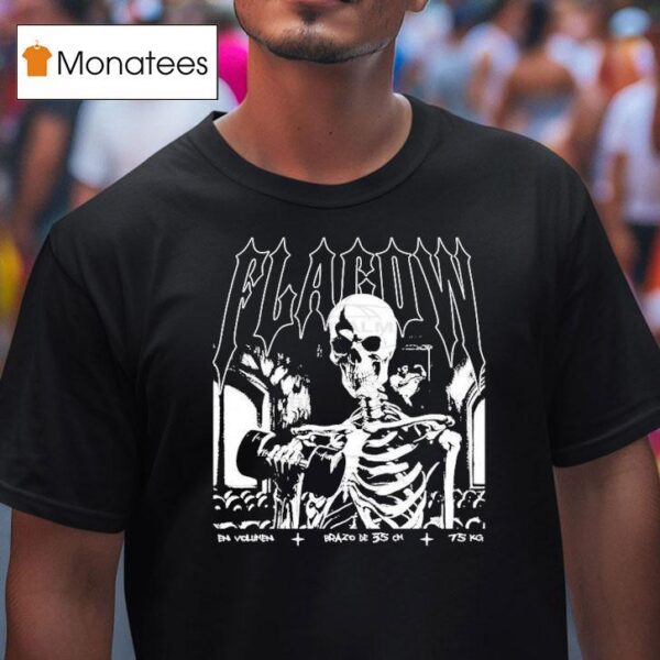 Flacow En Volomen Brazo De Cm Kg Skeleton T Shirt