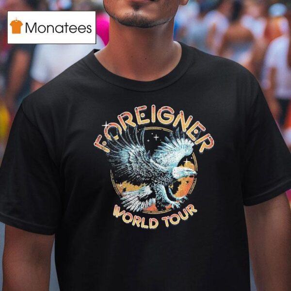 Foreigner World Tour Eagle T Shirt