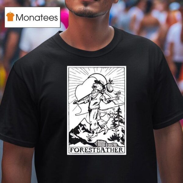 Forest Bather Card T Shirt