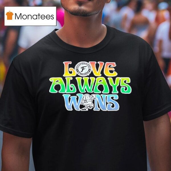 Fredericksburg Nationals Love Always Wins T Shirt