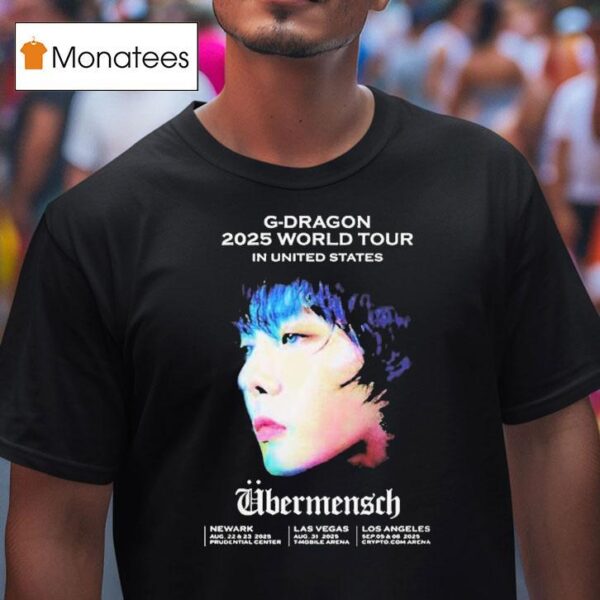 G Dragon Ubermensch Phase Usa World Tour T Shirt