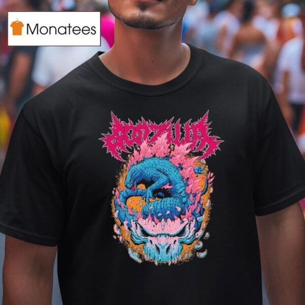 G X K Godzilla Metalcropolis T Shirt