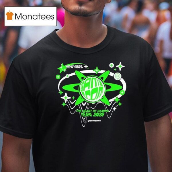 Gamescom The Heart Of Gaming New Vibes T Shirt